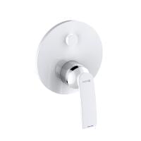 Смеситель для ванны и душа Kludi Balance 527599175 белый/хром