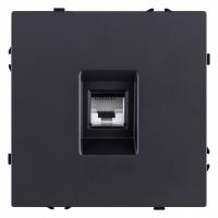 Розетка Ethernet RJ-45 без рамки Kollinger Eclipse EC-017BK