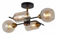 Люстра на штанге ILLUMICO  IL8243-4COU-79 BK BR
