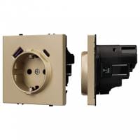 Розетка с заземлением и 2хUSB type A, без рамки Arlight SCT 054286