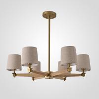 Люстра на штанге Imperiumloft Jorgenson Beige/Light wood STAVRA01