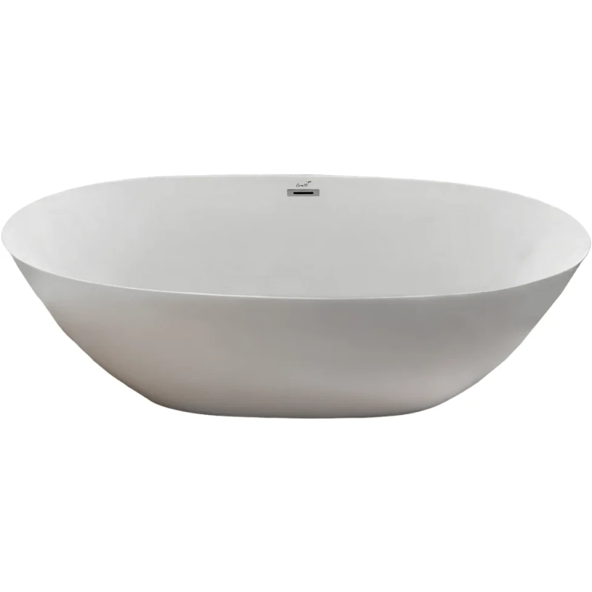 Акриловая ванна Ceruttispa Greta CT10517 168x80 см, отдельностоящая, белый матовый