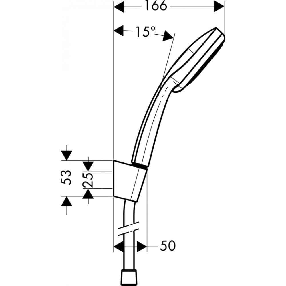 Душевой набор hansgrohe Croma Multi Porter S 27593000