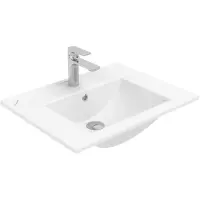 Раковина Creavit Su SU061-00CB00E-0000 60x45 см, накладная, подвесная, белый