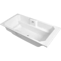 Ванна из литьевого мрамора Belux Кастилия 4810924271150 188,5x89,5 см, белый
