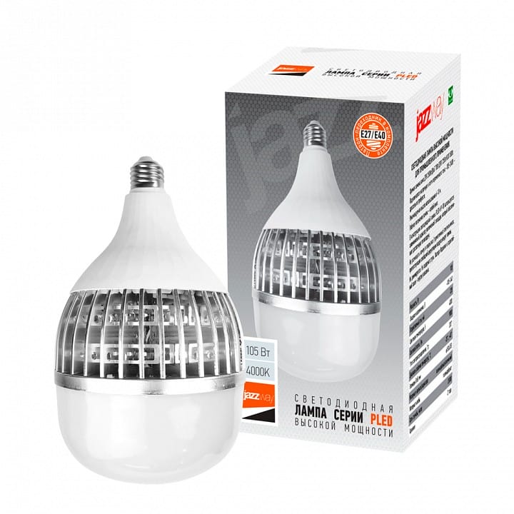 Лампа накаливания Jazzway  E14, E27 105Вт 4000K PLED-HP-TR150 105w 4000K  E27/E40