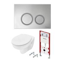 Комплект унитаз с инсталляцией TECE TECEspring R K955101WCB хром