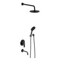 Душевой комплект Damixa Apollo 947510300 черный матовый