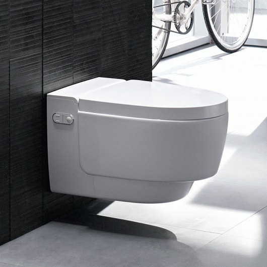 Подвесной унитаз-биде Geberit AquaClean Mera Comfort 146.214.11.1 с крышкой-сиденьем
