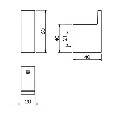 Крючок для ванной Kludi Vela C 3198453 белый матовый