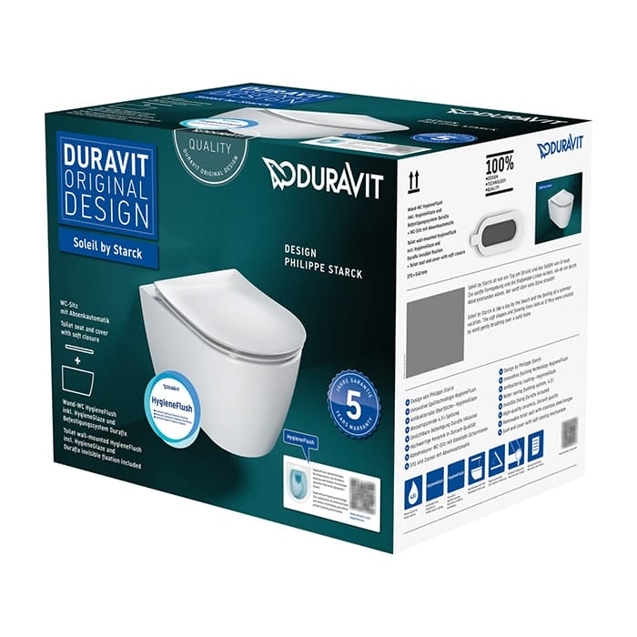 Подвесной унитаз Duravit Soleil by Starck 45910920A1 с крышкой-сиденьем