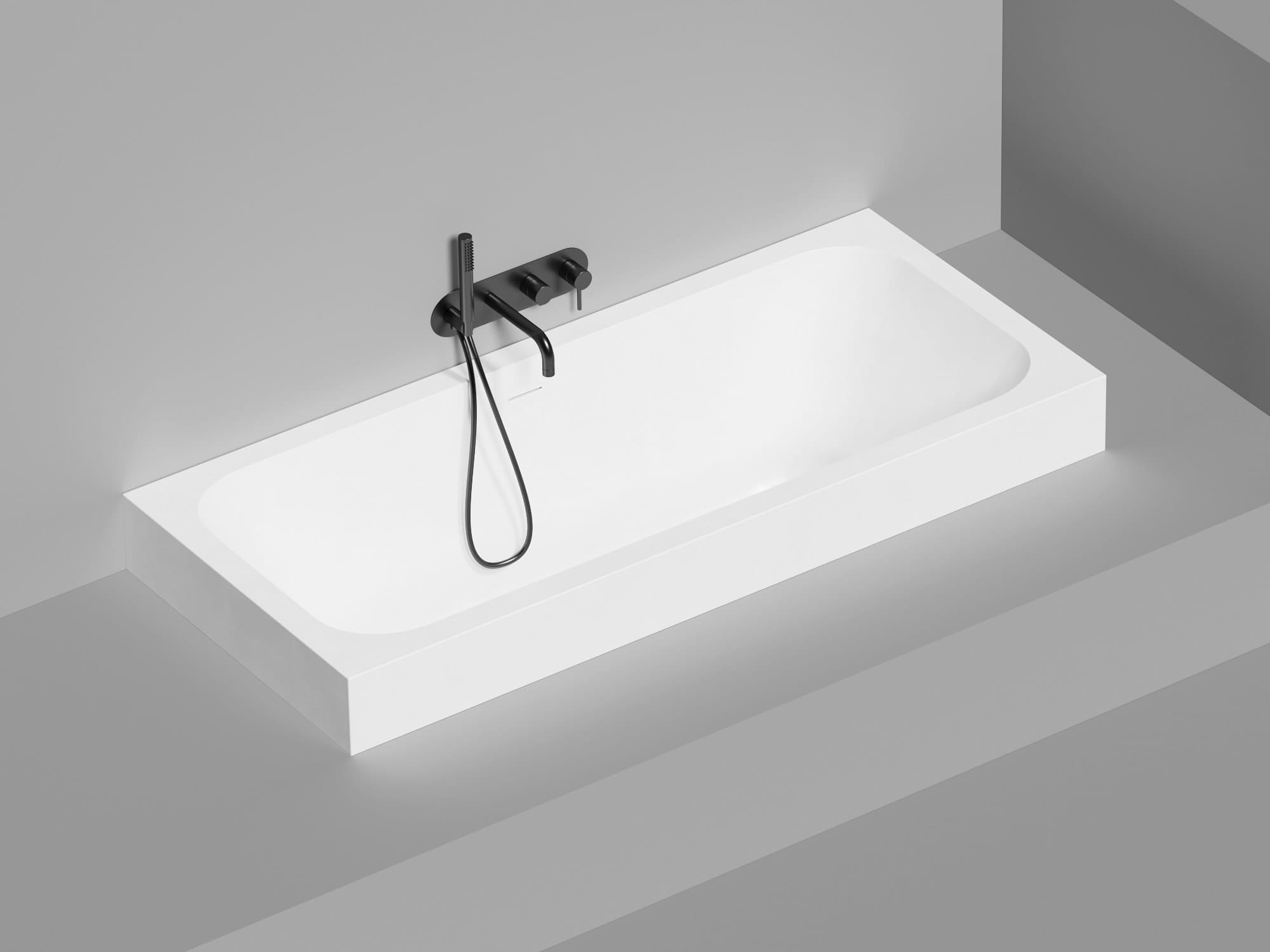 Ванна из искусственного камня Salini Orlanda Axis Kit 170x75 103313MF покраска по RAL полностью