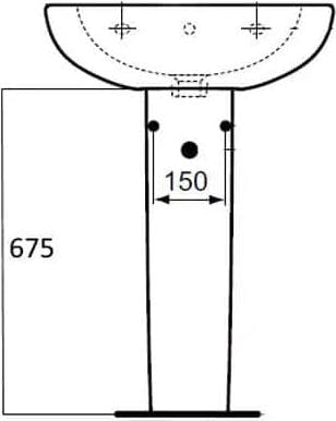 Пьедестал для раковины Ideal Standard Tesi T033501