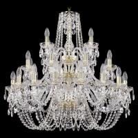 Подвесная люстра Bohemia Ivele Crystal 1402 1402/16+8+4/300/3d/G