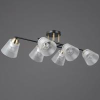 Люстра на штанге ILLUMICO IL0845 IL0845-6CSQ-25BKAB ELITE