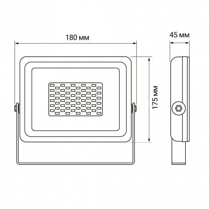 Настенно-потолочный прожектор Jazzway  PFL-SC-50W 6500K IP65