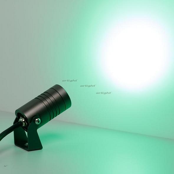 Наземный прожектор Arlight KT-RAY-COLOR-R42-6W RGB (DG 25 deg 12V) 028916