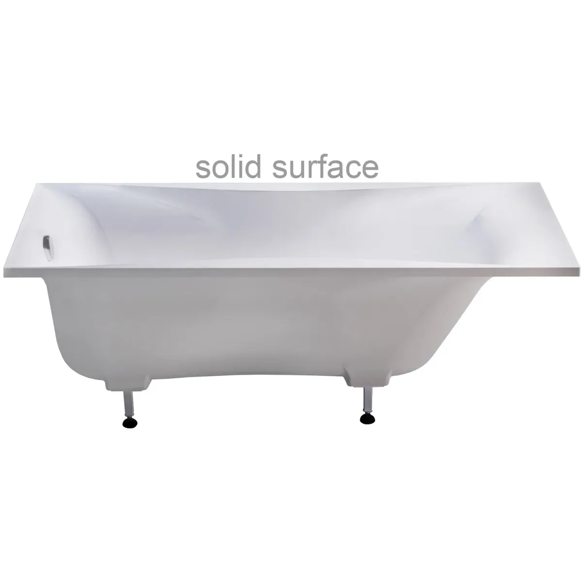 Ванна из литьевого мрамора Astra-Form Вега Solid Surface 01010068 170x75 см, белый матовый