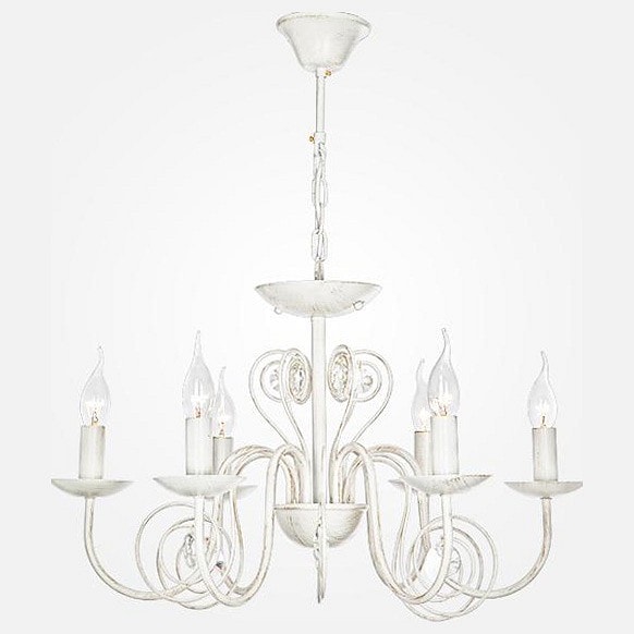 Подвесная люстра Eurosvet Tomas 60018/6 белый с золотом