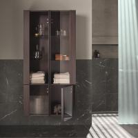 Пенал Burgbad Lavo 2.0 40 HSNN040LG0227F5059 левый дуб мокка