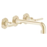 Смеситель для раковины Gessi Inciso 58090#246 золото