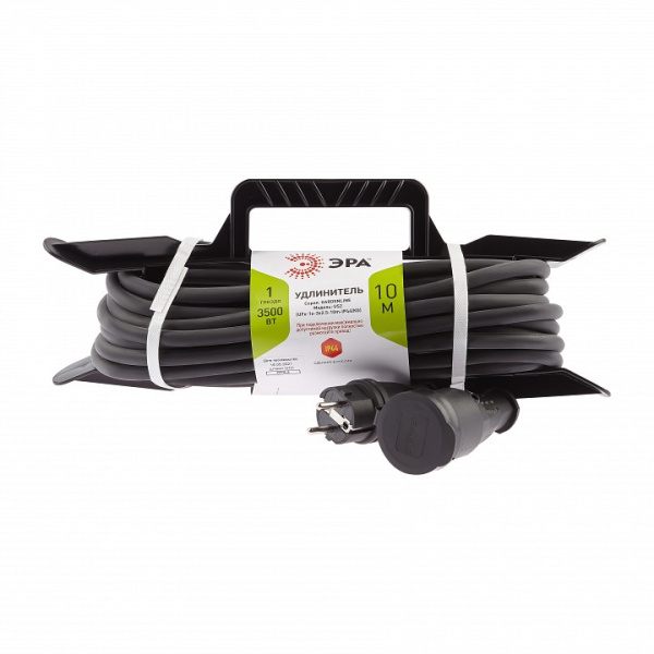 Удлинитель Эра  UFx-1e-3x2,5-10m-IP44(KG)