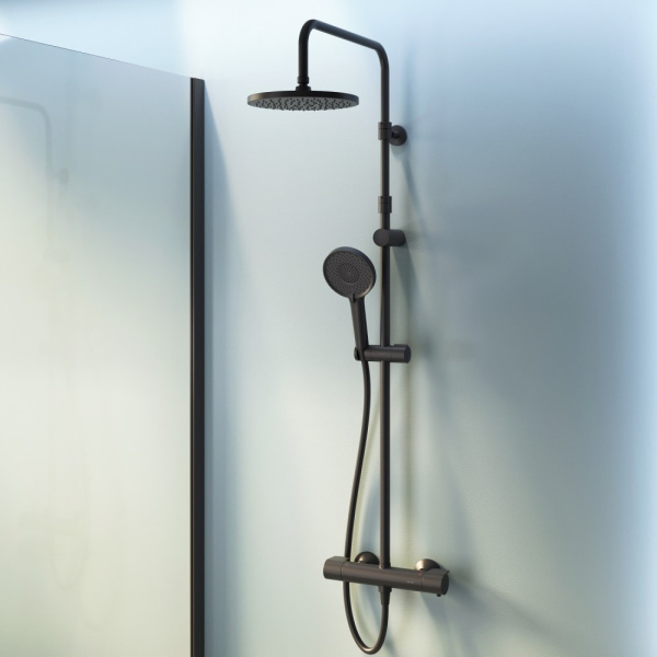 Душевая стойка AM.PM X-Joy F0785A422 черный матовый