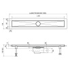 Душевой лоток Timo Drain Systems 600 DS230206/00
