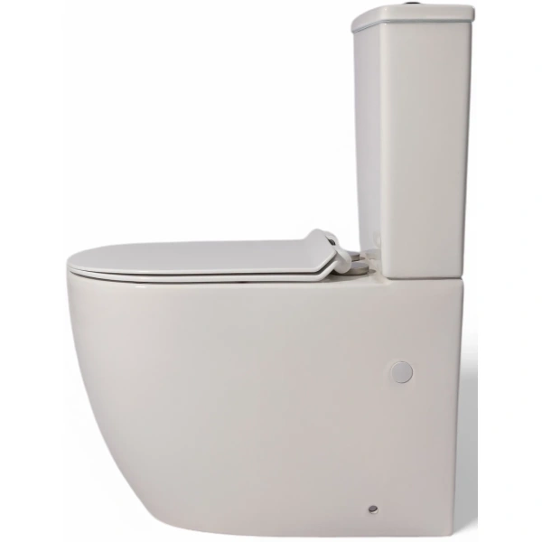 Унитаз-компакт Charus Caravan CT700-131WT безободковый, торнадо, с сиденьем микролифт, белый