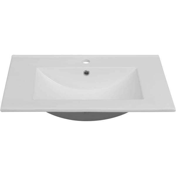 Раковина Oliveeka S2001-70 71x46 см, накладная, белый