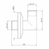 Подключение для шланга Nicolazzi 5526CR