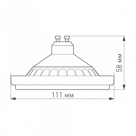 Лампа светодиодная Arlight UNIT GU10 15Вт 4000K 025624