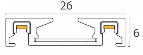 Трек накладной Italline KREATOR IT09-9020 black tube