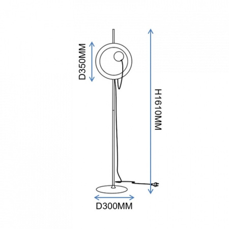 Торшер Imperiumloft MARGOTT White margott-fl01