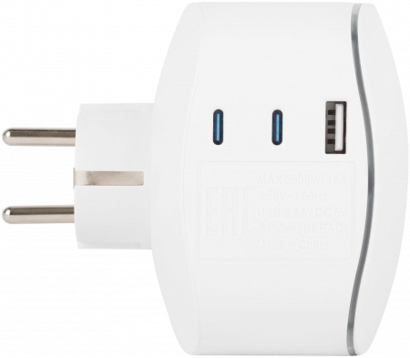 Разветвитель Эра  SP-3e-3USBAC-W