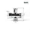 Блок дивертора Iddis 950OPHC1SM хром глянец