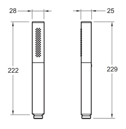Ручной душ Jacob Delafon Shift Ellipse E45892-CP