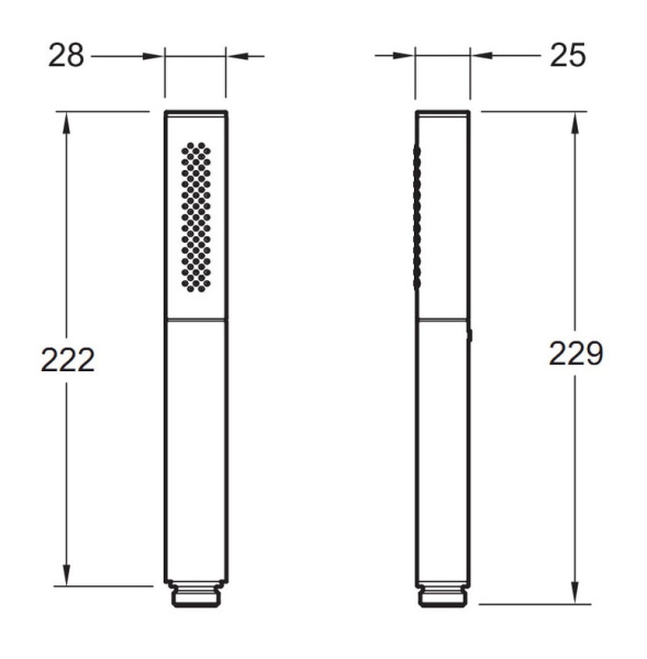 Ручной душ Jacob Delafon Shift Ellipse E45892-CP