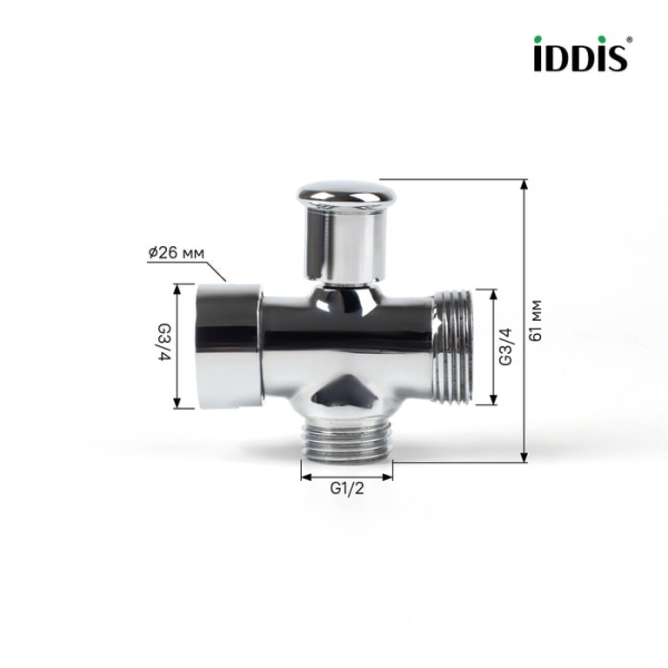 Блок дивертора Iddis 950OPHC1SM хром глянец