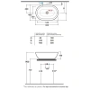 Раковина 60x40 см Globo Forty3 SC012.bi*0
