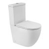 Унитаз-компакт безободковый BelBagno AMANDA BB051CPR с сиденьем BB902SC