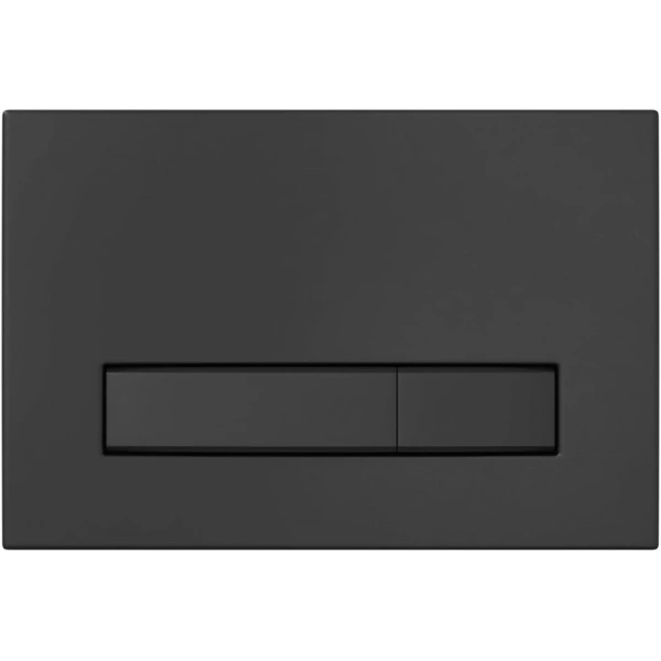 Инсталляция для унитаза Berges Atom Line 410 040340 с кнопкой смыва, черный матовый