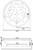 Акриловая ванна Excellent Great Arc 160х160 WAEX.GRE16WH
