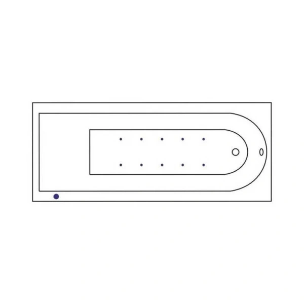 Акриловая ванна Excellent AURUM 170х70 WAEX.AUR17S.AERO.CR белый