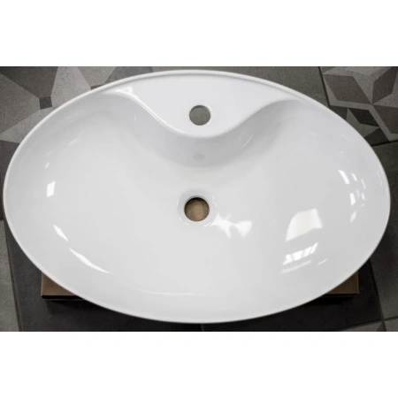 Раковина-чаша CeramaLux 9438 65x43 см, накладная, белый