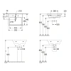 Раковина 55x44 см Villeroy & Boch Subway 3.0 4A70F501