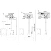 Смеситель для раковины Gessi Goccia 33724#299 черный матовый