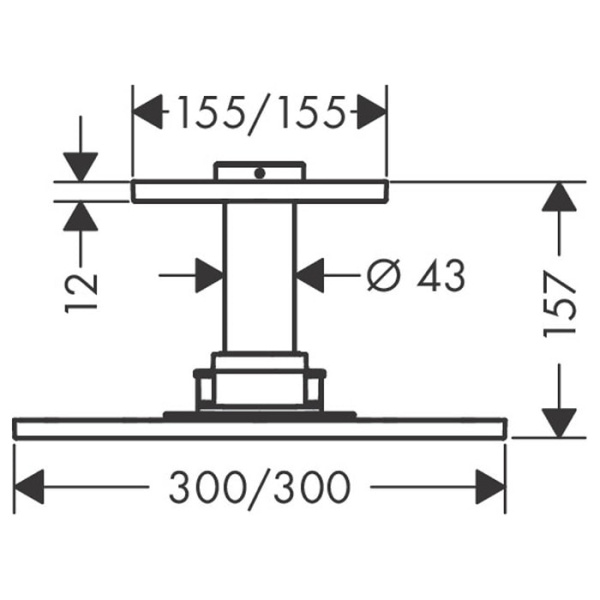 Верхний душ Axor ShowerSolutions 35320000