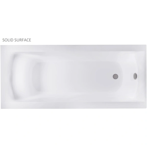 Ванна из литьевого мрамора Astra-Form Нью-Форм Solid Surface 01010062 180x80 см, белый матовый