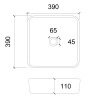 Раковина Abber Glas AK2311 прозрачная